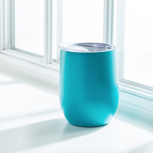 Single Bevi - Insulated Wine Tumbler (Turquoise) - Picture 4 of 6